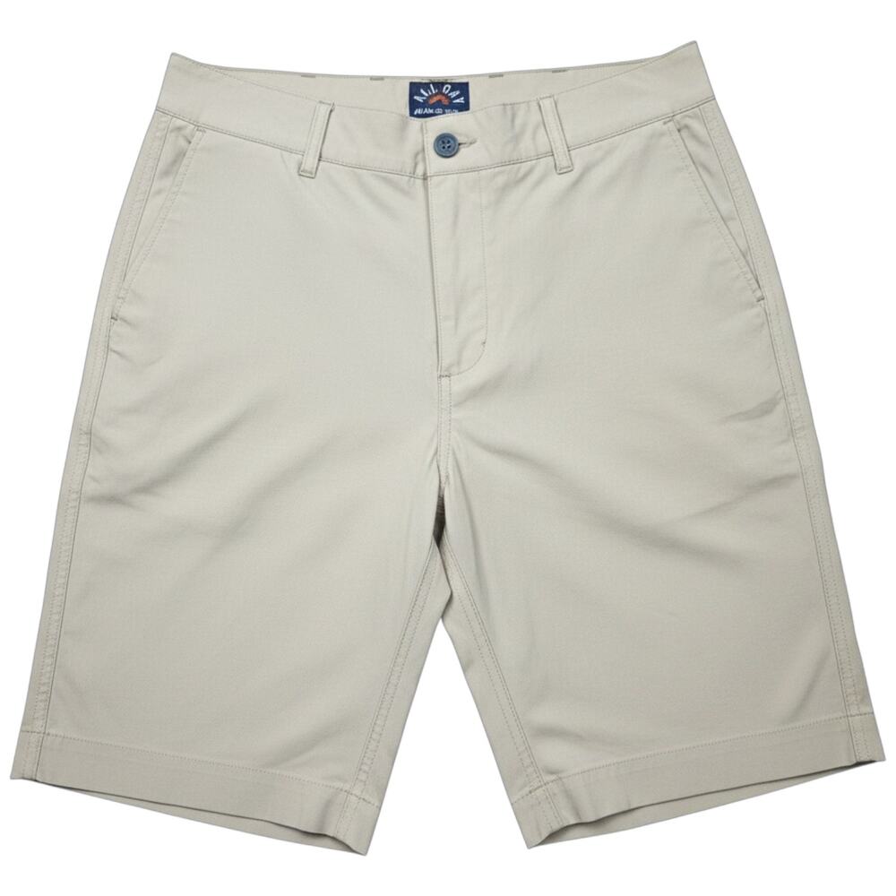 FAHERTY NWOT All Day Shorts Men's XL Khaki Performance Stretch Drawstring Beach